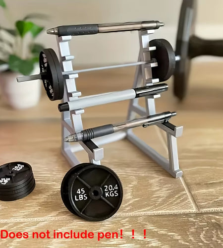 Barbell Pen Holder – Lift Your Desk Game!