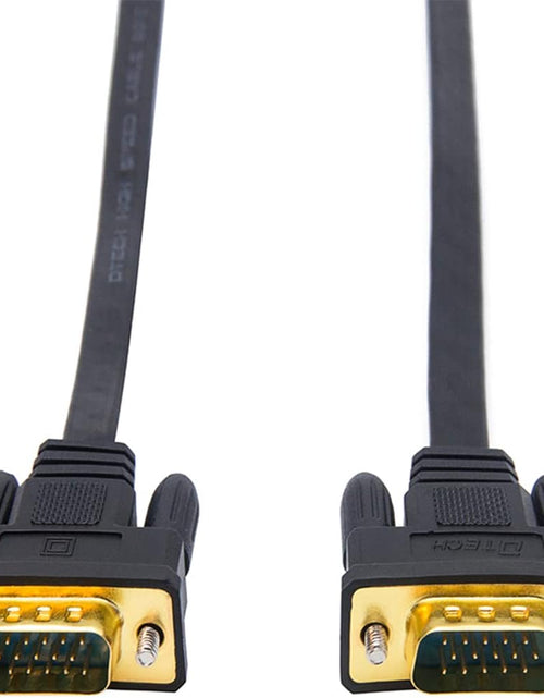 Load image into Gallery viewer, 15M Ultra Thin Flat Type Computer Monitor VGA Cable Standard 15 Pin Male to Male VGA Wire 50 Feet
