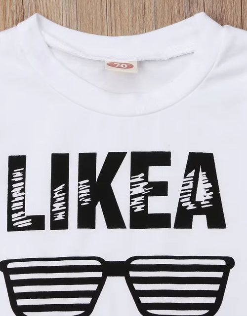 Load image into Gallery viewer, 0-3Y Newborn Infant Toddler Baby Boy Clothes Set Kids Boys Cute Short Sleeve T-Shirt Top+Pants Outfits Clothing Set
