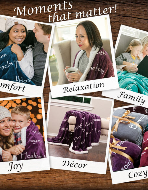 Load image into Gallery viewer, Premium Healing Warm Hugs Caring Gift Blanket - for Positive Energy Love Support Comfort Strength - Cancer Chemo Surgery Get Well Gift - Patient Women Men Friend (Twin) Teal
